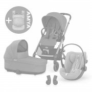 Balios 3in1 +AMYA - Chocolate Brown/Moon Black